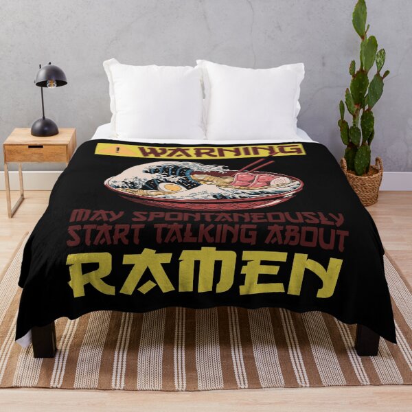 Item preview, Warning May Spontaneously Start Talking About Ramen - The Great Wave of Ramen designed and sold by FreeMood.