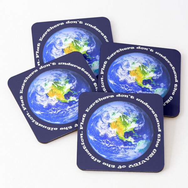 Item preview, Flat Earth Gravity designed and sold by IdeaJones.