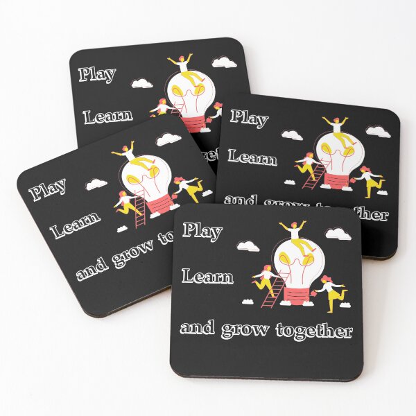 Item preview, Play Learn and grow together yellow designed and sold by bero4.