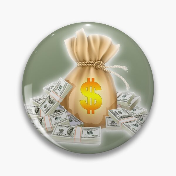 Item preview, A Money Bag And Bundles Of Hundred-Dollar Bills designed and sold by Phantasmal-2-do.