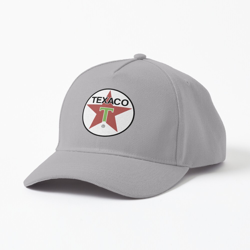 Discover Texaco Gasoline Star Green T Round Tin Sign Cap