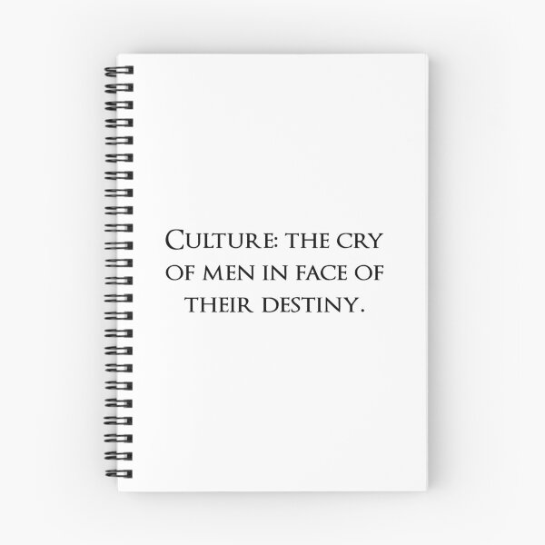 Item preview, Culture: the cry of men in face of their destiny. Quotes store designed and sold by QuotesStore-2.