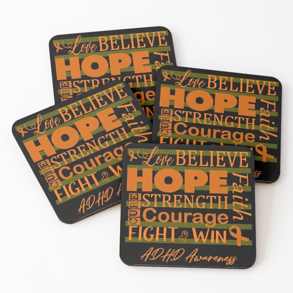 Item preview, Love Believe Hope ADHD Awareness designed and sold by largellie.