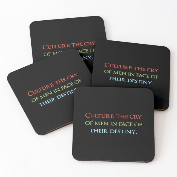 Item preview, Culture: the cry of men in face of their destiny. Quotes store designed and sold by QuotesStore-2.