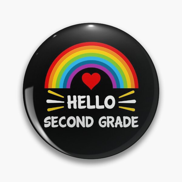 Item preview,  Hello Second Grade Students Teachers Back To School Rainbow designed and sold by StudioTina.
