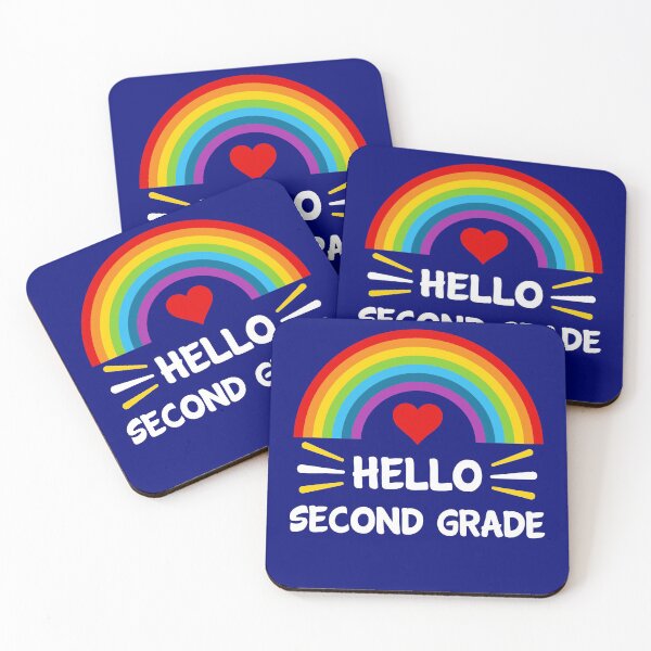 Item preview,  Hello Second Grade Students Teachers Back To School Rainbow designed and sold by StudioTina.