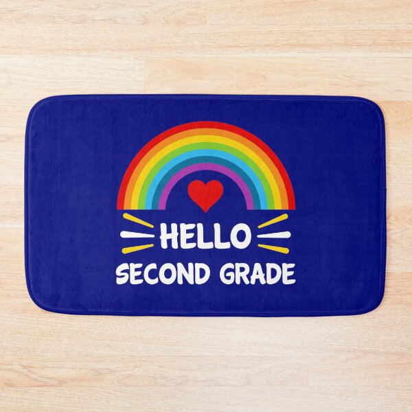 Item preview,  Hello Second Grade Students Teachers Back To School Rainbow designed and sold by StudioTina.