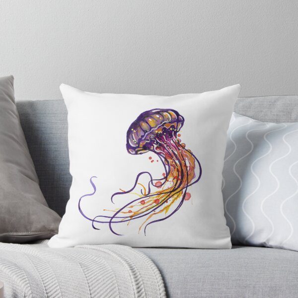 Item preview, Jellyfish watercolor designed and sold by SamNagelArt.
