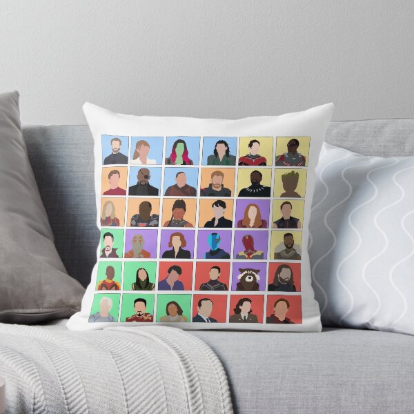 Big Universe Characters Throw Pillow