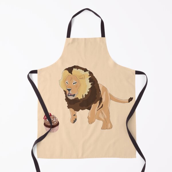 Item preview, Lion attacking cupcake designed and sold by Achibebon.