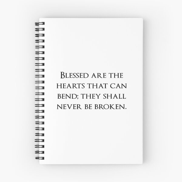 Item preview, Blessed are the hearts that can bend; they shall never be broken. Quotes store designed and sold by QuotesStore-2.