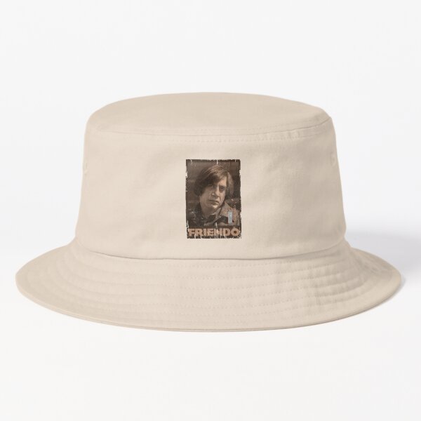 Vintage Men's Bucket Hats - Cream