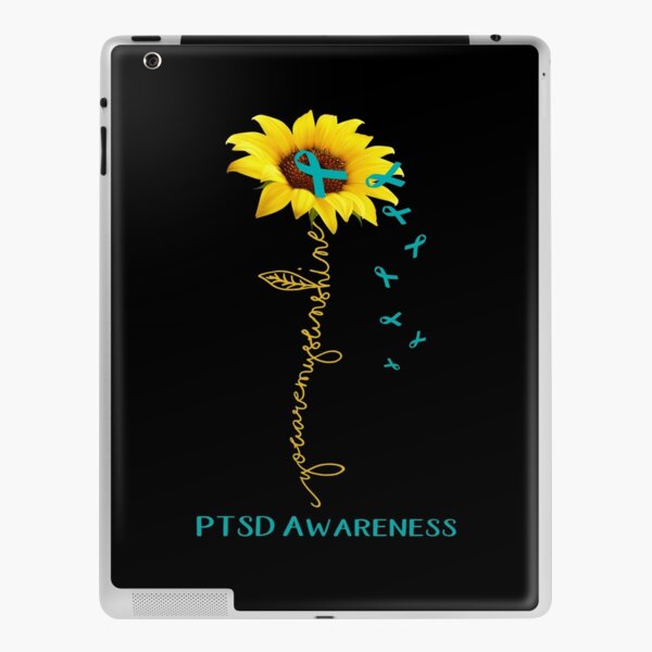 Sunflower You Are My Sunshine PTSD Awareness iPad Skin