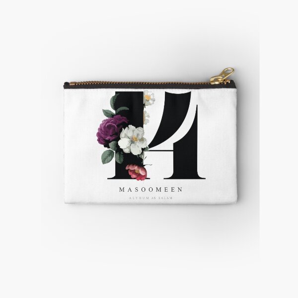 Item preview, 14 Masoomeen Alyhum As Salam - The Fourteen Infallibles, Prophet Muhammad PBUH, Shia Floral design designed and sold by graphicjunction.