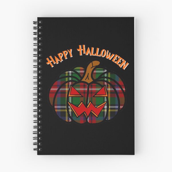 Item preview, Happy Halloween Yer Sassenach! | Stuart Tartan Pumpkin designed and sold by NineSevenFour.