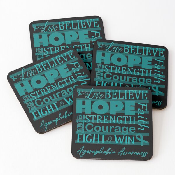 Item preview, Love Believe Hope Agoraphobia Awareness designed and sold by largellie.