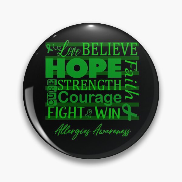 Item preview, Love Believe Hope Allergies Awareness designed and sold by largellie.