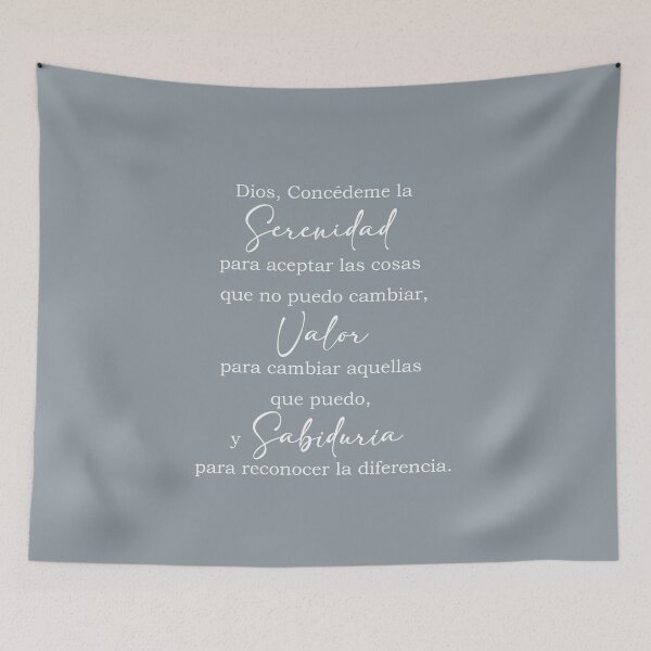 Item preview, Oración de la serenidad española designed and sold by Aryam Quotes.