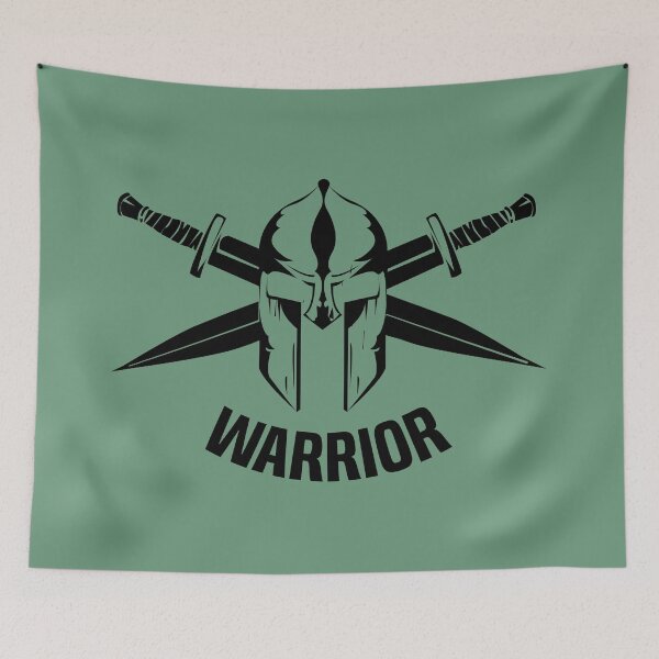 Item preview, Warrior Stand in Black designed and sold by Vikymonkey.