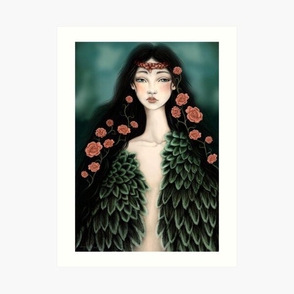 Swanmaiden Art Print