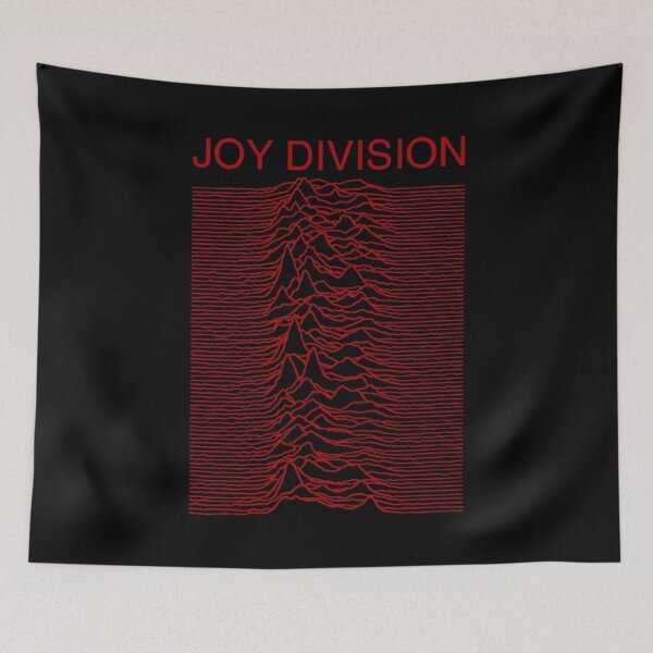 Item preview, JD Unknown Pleasures - Pulses from pulsar CP 1919 (red) designed and sold by Negana.