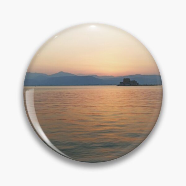 Item preview, Sunset at Bourtzi Fortress ,Nafplio Greece designed and sold by Gevover.