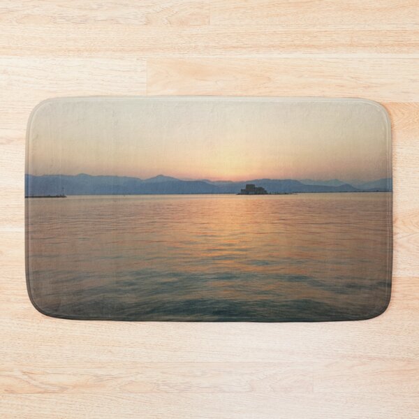 Item preview, Sunset at Bourtzi Fortress ,Nafplio Greece designed and sold by Gevover.