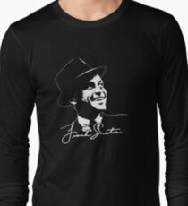 Frank Sinatra - Portrait and signature Long Sleeve T-Shirt