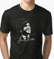 Frank Sinatra - Portrait and signature Tri-blend T-Shirt