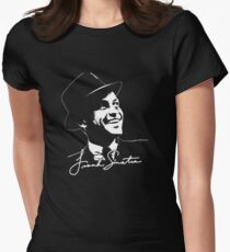 Frank Sinatra - Portrait and signature Women's Fitted T-Shirt