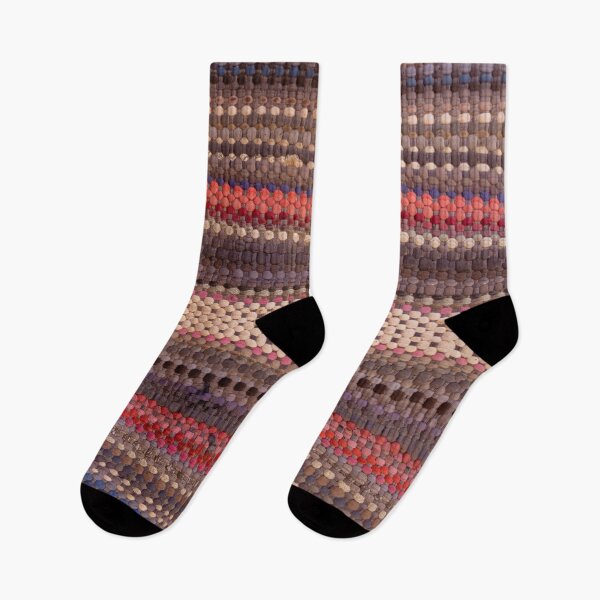 Item preview, Rough fabric embroidery. Red-brown stripes texture. designed and sold by GreissDesign.