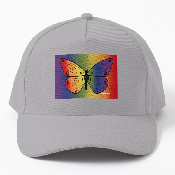 Butterfly by Art In The Garage Baseball Cap