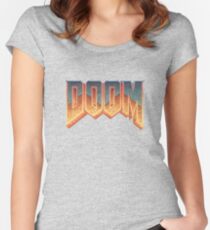 DOOM (logo) Women's Fitted Scoop T-Shirt
