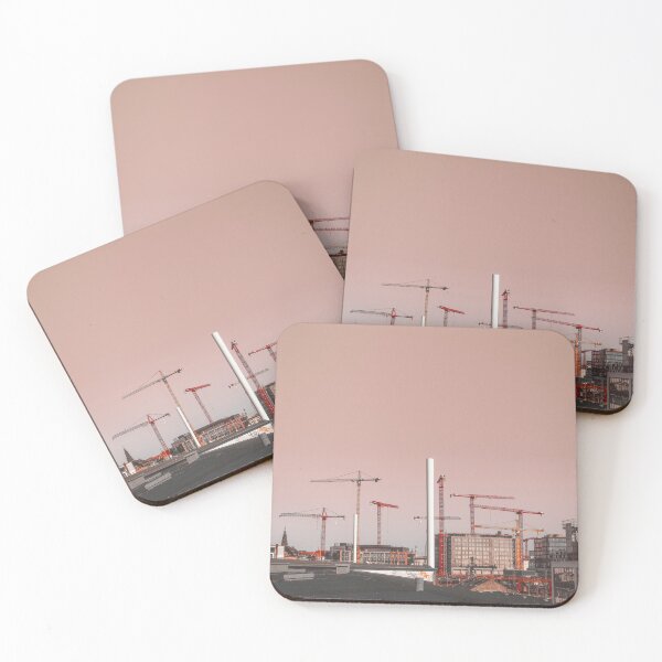 Item preview, Pink Sky over Kødbyen, Copenhagen - Photography designed and sold by studio-nie.