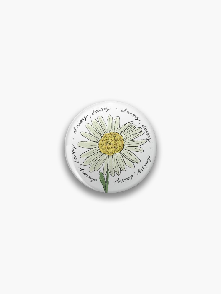 Thumbnail 1 of 3, Pin, Daisy, Daisy designed and sold by laurynmmusic.