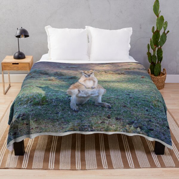 Item preview, Agile wallaby with joey, Western Australia designed and sold by FranWest.