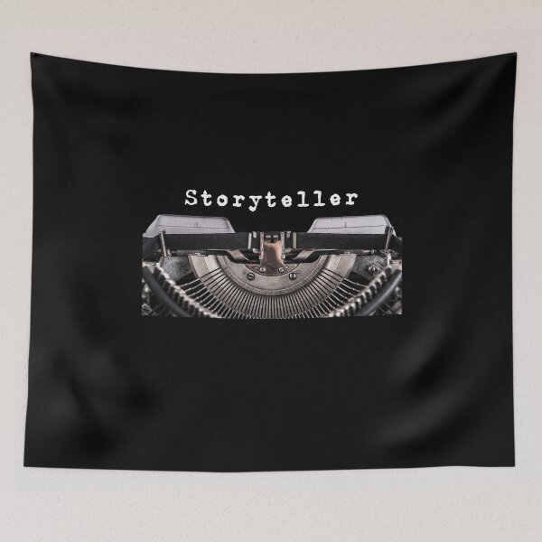 Item preview, Journalist Fiction Writer Writing Vintage Typewriter  designed and sold by The Junto Shop.