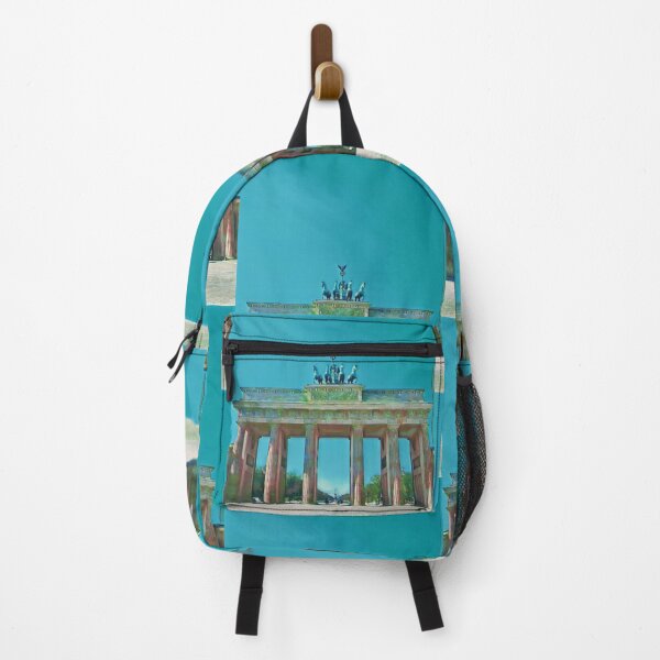 Item preview, Brandenburger Tor Berlin clear blue sky designed and sold by imagine-ai.