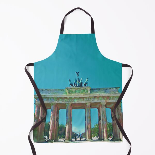 Item preview, Brandenburger Tor Berlin clear blue sky designed and sold by imagine-ai.