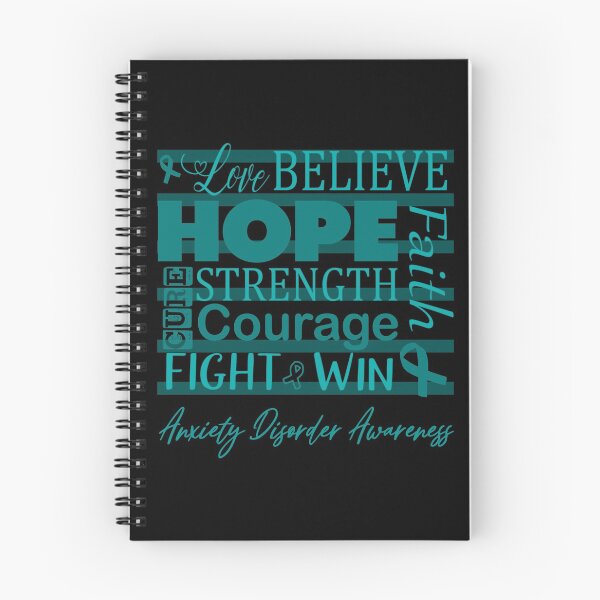 Item preview, Love Believe Hope Anxiety Disorder Awareness designed and sold by largellie.