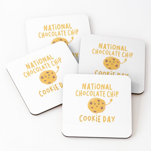 Item preview, National Chocolate Chip Cookie Day cute cookies designed and sold by FreeMood.