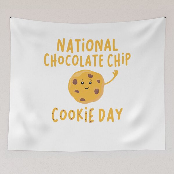 Item preview, National Chocolate Chip Cookie Day cute cookies designed and sold by FreeMood.