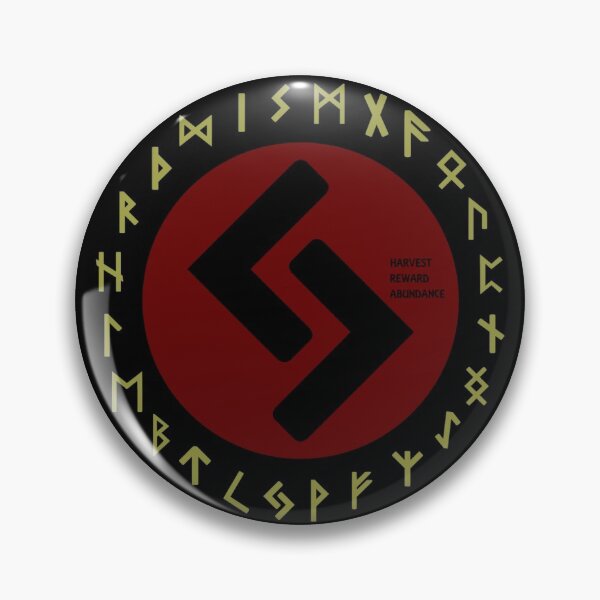 Item preview, Red Jera Futhark Rune Symbol designed and sold by Depic Spirit.