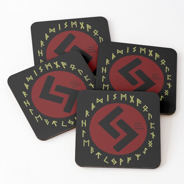 Item preview, Red Jera Futhark Rune Symbol designed and sold by Depic Spirit.