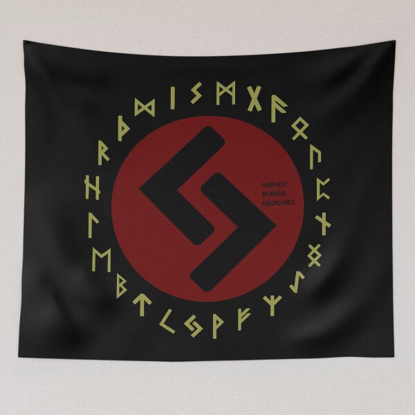 Item preview, Red Jera Futhark Rune Symbol designed and sold by Depic Spirit.