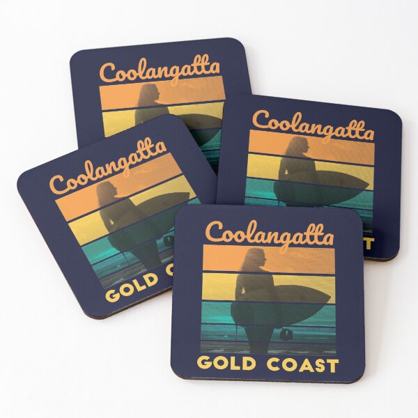 Item preview, Coolangatta Gold Coast Retro Surfer girl designed and sold by TamGustam.
