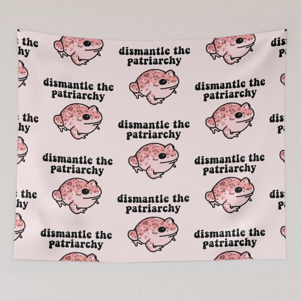 Item preview, Dismantle the Patriarchy Frog designed and sold by melouker.