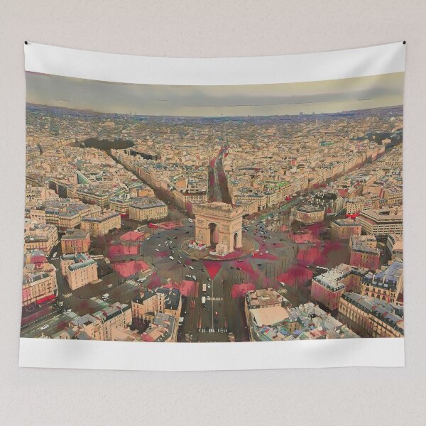 Item preview, Arc de Triomphe Paris daylight designed and sold by imagine-ai.