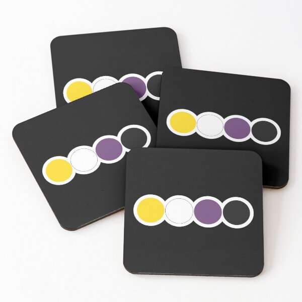 Item preview, Non-Binary Pride Circles designed and sold by iscaStudioArt.