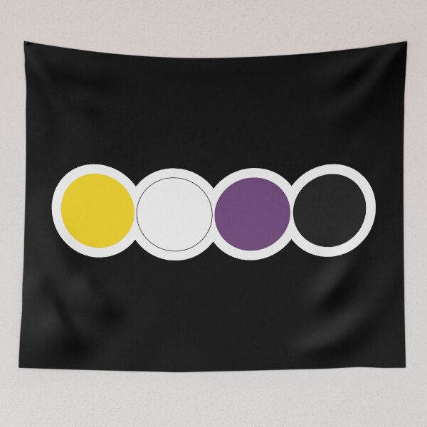Item preview, Non-Binary Pride Circles designed and sold by iscaStudioArt.